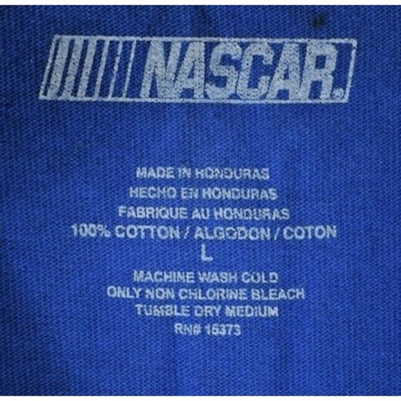 Nascar Mens Large 88 Dale Earnhardt Jr. Blue Tee T-Shirt New with Tags - Picture 4 of 5